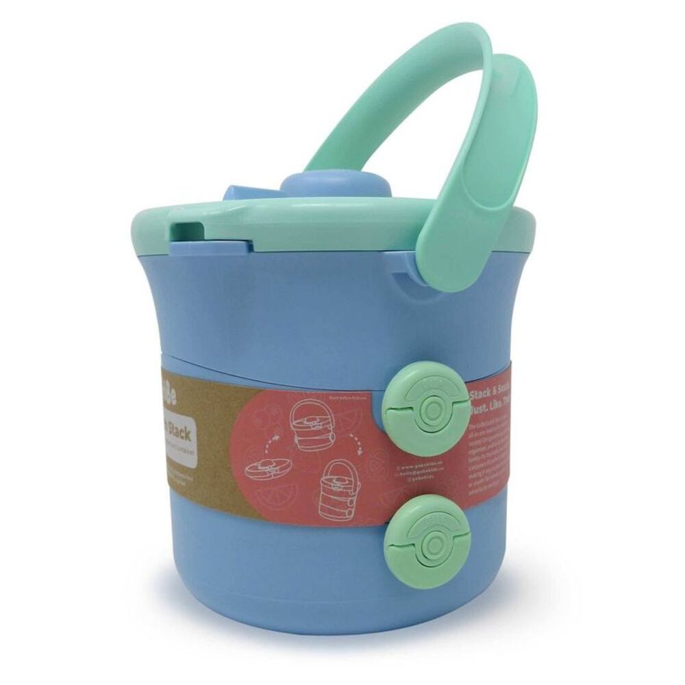 GoBe -  Kids' On-the-Go Lunch Stack - Twinberry Blue - Picture 6 of 8